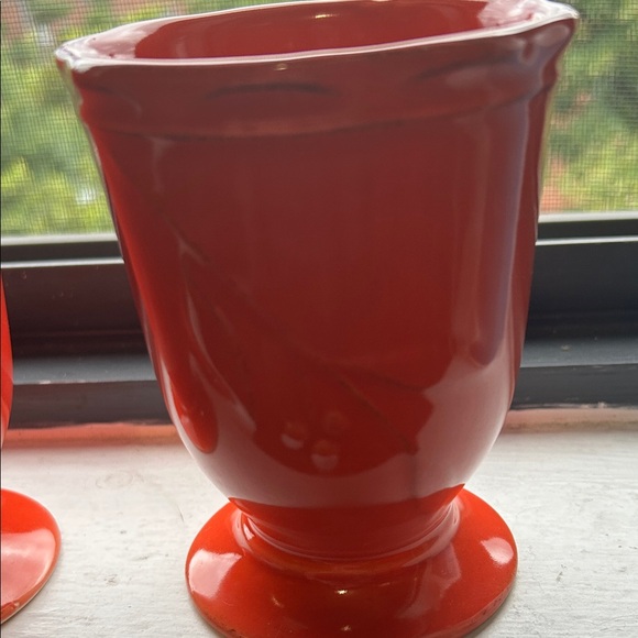 Red Ceramic Ice Cream Sundae Set* - Picture 14 of 14